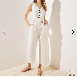 Loft linen jumpsuit